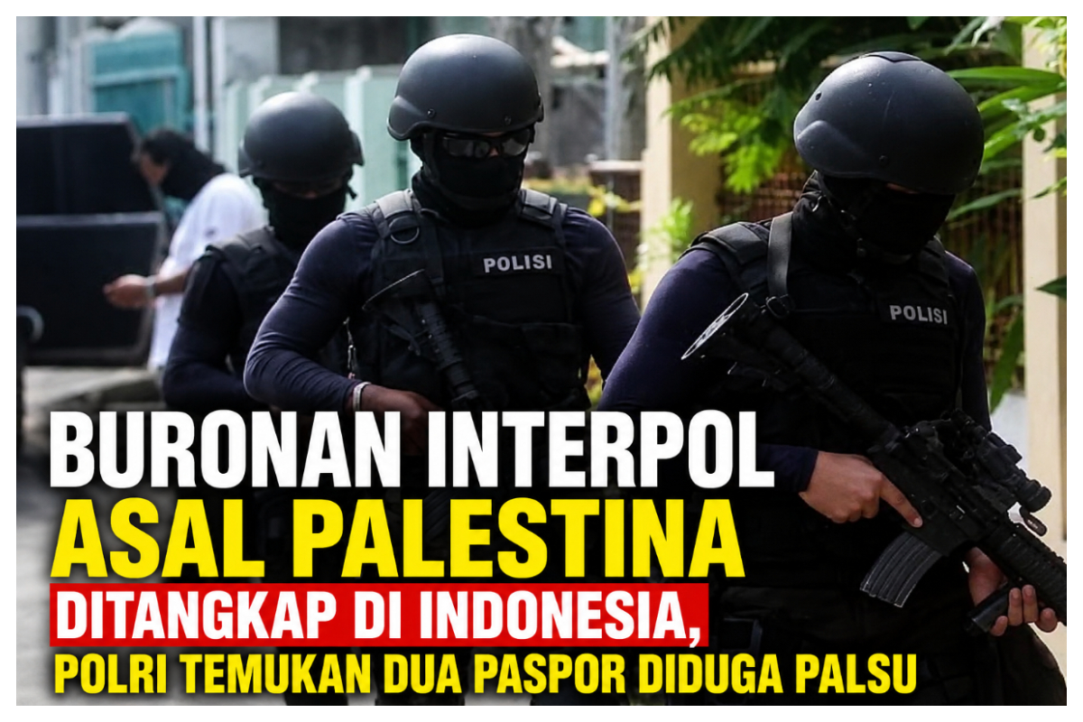 Buronan Interpol Asal Palestina Ditangkap di Indonesia. fotoilustrasi