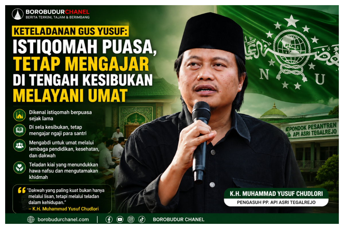 Dakwah yang paling kuat bukan hanya melalui lisan tetapi melalui teladan dalam kehidupan.
