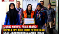 Fadia Arafiq di Pengadilan Tipikor Semarang Jumat 31 7 2026.foto istimewa