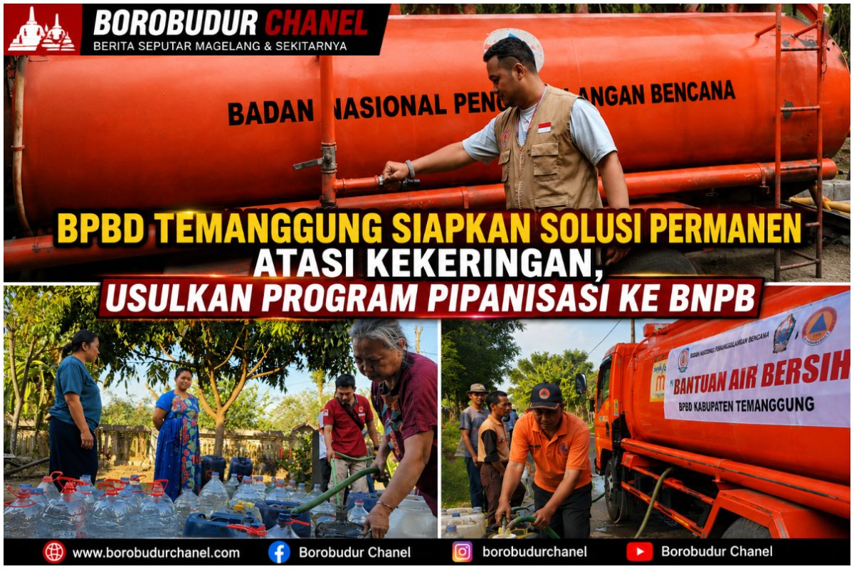 GAMBAR DICERAHKAN DIKASIH JUDUL BPBD Temanggung menyiapkan solusi permanen mengatasi kekeringan dengan mengusulkan program pipanisasi ke BNPB. FotoIstimewa
