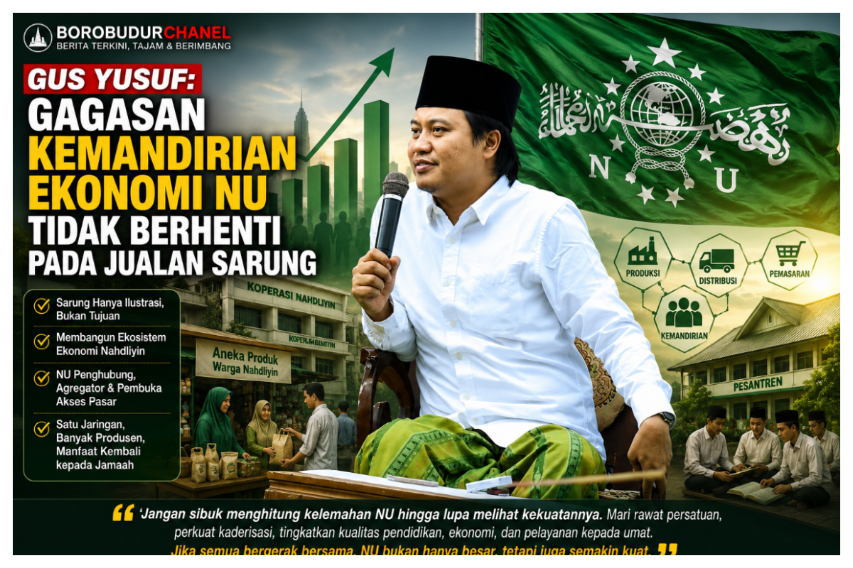 Gus Yusuf Chudzori salah satu kandidat Calon Ketua PBNU di muktamar NU ke 35 . fotoarief