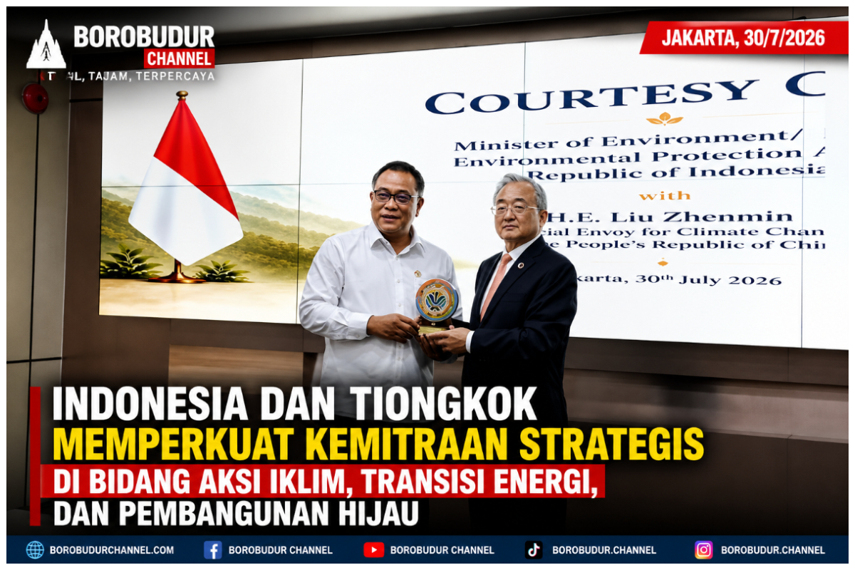 Indonesia dan Tiongkok memperkuat kemitraan strategis di bidang aksi iklim transisi energi dan pembangunan hijau. foto istimewa