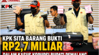 KPK Sita Barang Bukti Rp2,7 Miliar dari Lima Lokasi Hasil Perkara Korupsi Bupati Pemalang. (foto _ istimewa) KPK Sita Barang Bukti Rp27 Miliar dari Lima Lokasi Hasil Perkara Korupsi Bupati Pemalang. foto istimewa