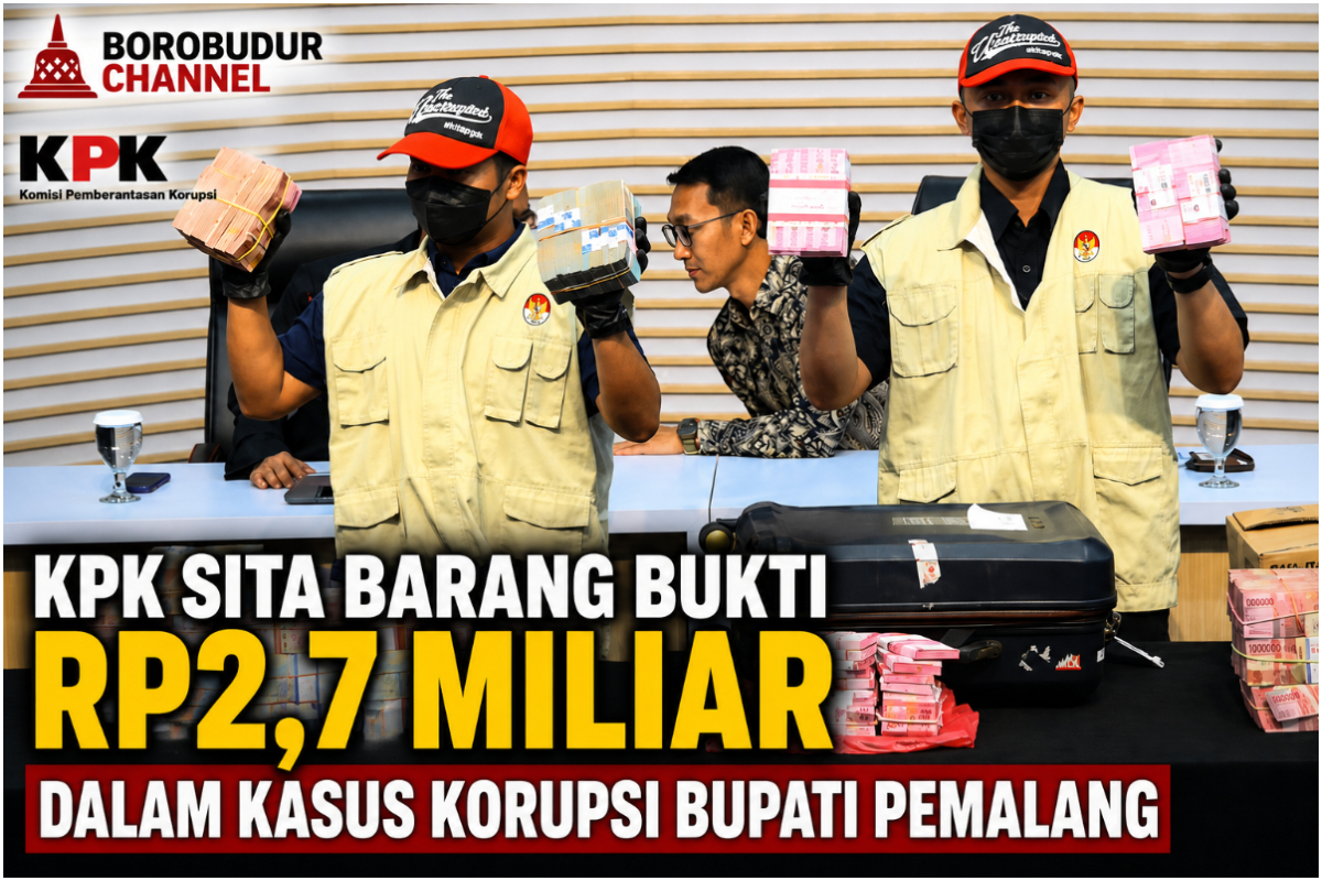 KPK Sita Barang Bukti Rp27 Miliar dari Lima Lokasi Hasil Perkara Korupsi Bupati Pemalang. foto istimewa