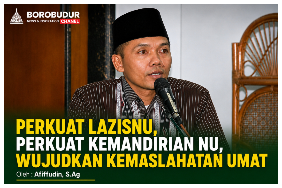 Ketua Lazisnu PCNU Kabupaten Magelang Afiffudin S.Ag . foto istimewaa