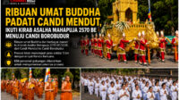 Kirab Asalha Mahapuja 2570 BE 2026 menuju Candi Borobudur minggu 26 07 2026. fotoistimewa