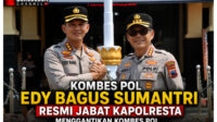 Kombes Pol Edy Bagus Sumantri Resmi Jabat Kapolresta menggantikan Kombes Pol Herbin Garbawiyata Jaya Sianipar. Foto Istimewa