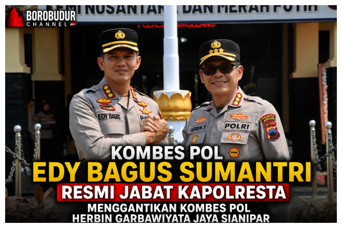 Kombes Pol Edy Bagus Sumantri Resmi Jabat Kapolresta menggantikan Kombes Pol Herbin Garbawiyata Jaya Sianipar. Foto Istimewa