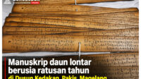Manuskrip daun lontar berusia ratusan tahun di Dusun Kedakan Pakis Magelang. foto istimewa 1