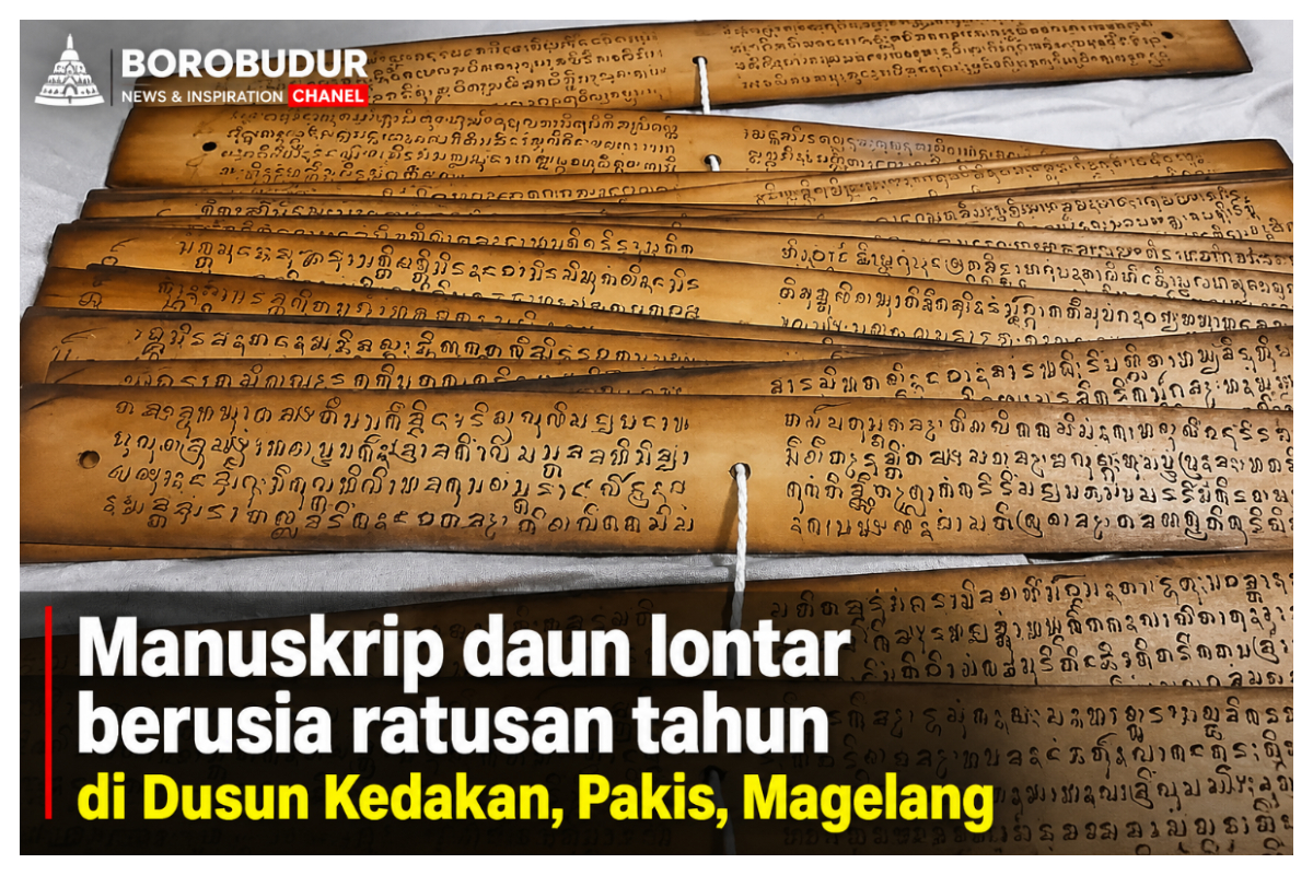 Manuskrip daun lontar berusia ratusan tahun di Dusun Kedakan Pakis Magelang. foto istimewa 1