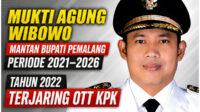 Mukti Agung Wibowo dilantik sebagai Bupati Pemalang periode 2021–2026. (foto_ istimewa)bagai Bupati Pemalang periode 2021–2026. (foto_ istimewa) Mukti Agung Wibowo menjabat sebagai Bupati Pemalang periode 2021–2026. foto istimewa