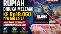 Nilai tukar rupiah dibuka melemah ke Rp18.060 per dolar AS pada perdagangan Selasa 28 7 2026. foto ilustrasi