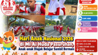 Peringatan Hari anak Nasional di MI Al Huda Desa Pasuruhan Kecamatan Mertoyudan Kabupaten Magelang. foto.collage
