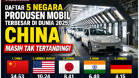 Produsen Mobil Terbesar di Dunia 2025 China Masih Mendominasi. Ilustrasi