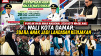 Puncak peringatan Hari Anak Nasional 2026 Kota Magelang di GOR Samapta Magelang foto istimewa