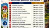Rundown Acara Kegiatan Budaya Merti desa di Desa kenalan Kecamatan Borobudur Kabupaten Magelang 1