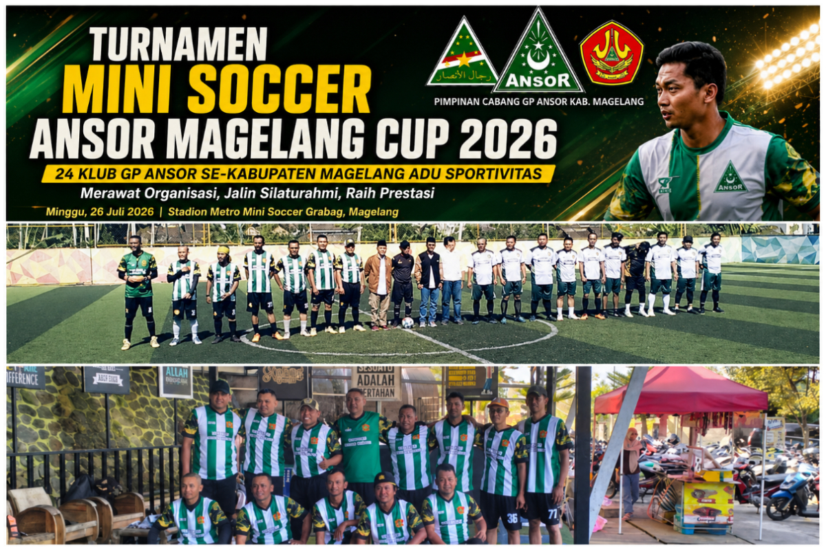 Turnamen Mini Soccer GP Aansor Magelang Minggu 26 07 2026
