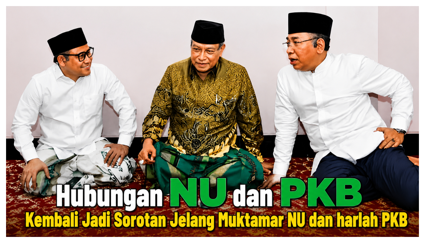 kebersamaan antara KH Yahya Cholil Staquf Gus Yahya Ketua Umum PBNU dan Muhaimin Iskandar Cak Imin Ketua Umum PKB di Ponpes krapyak. fotoistimewa