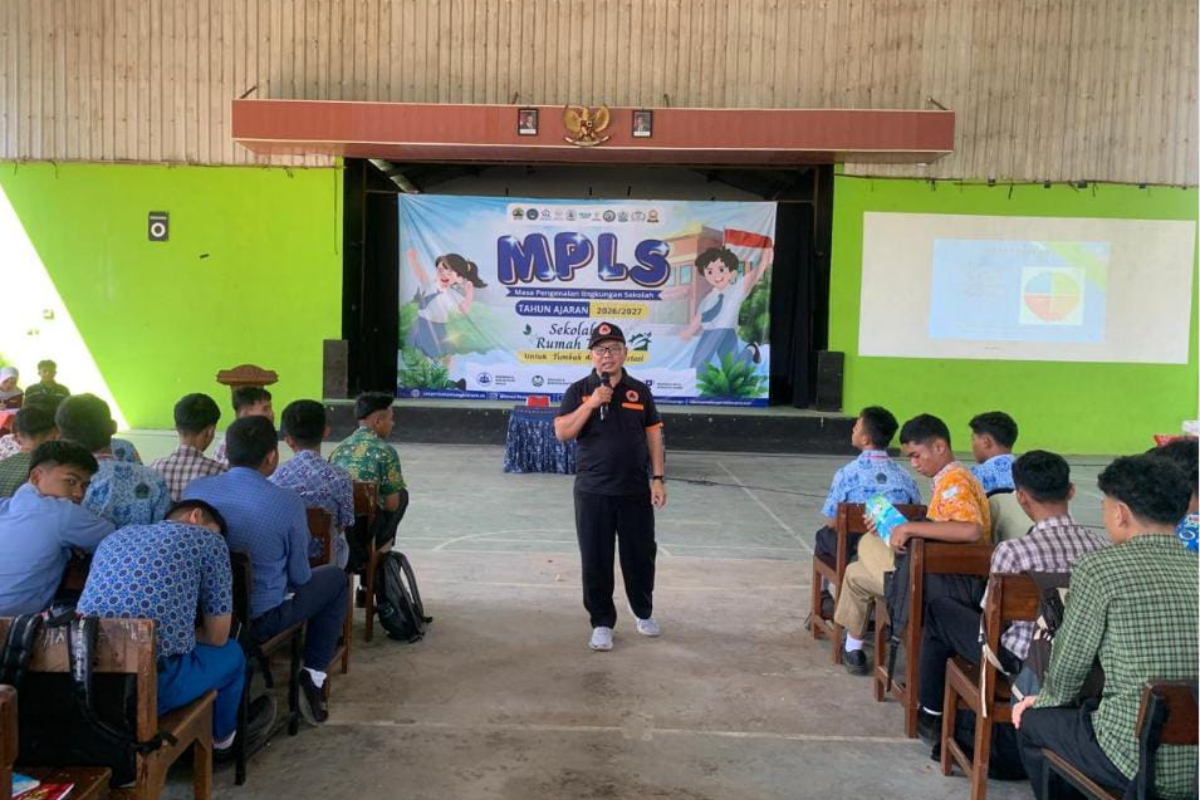 sosialisasi di SMAN 1 kota mungkid