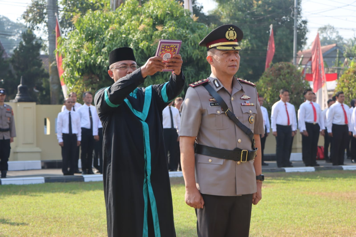 AKBP Bim Rekoaji resmi menjabat Wakapolresta Magelang setelah dilantik Kapolresta Magelang Senin 10 8 2026