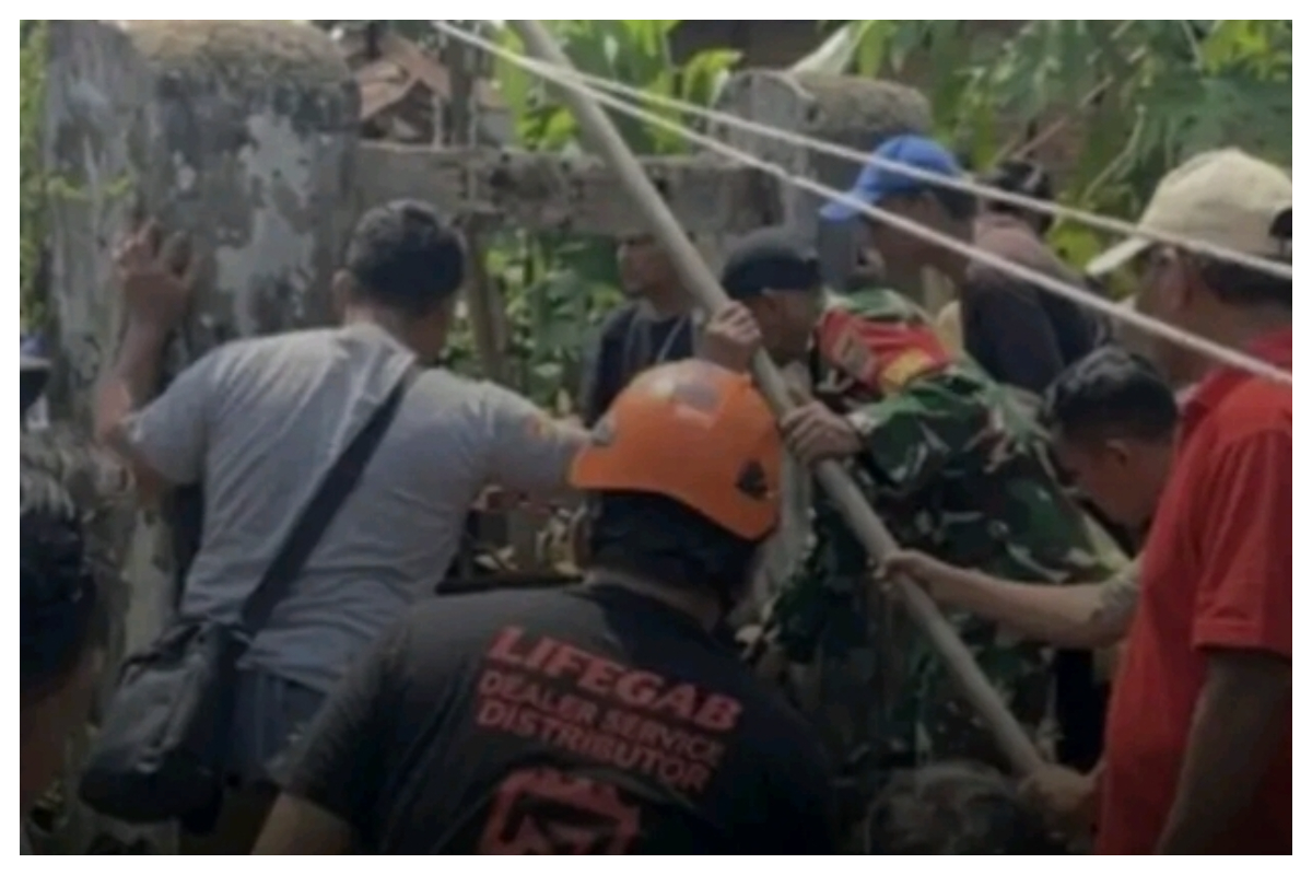 Bocah 10 tahun di Gunungkidul terjatuh ke sumur sedalam 20 meter dan bertahan lebih dari 30 menit. Foto istimewa