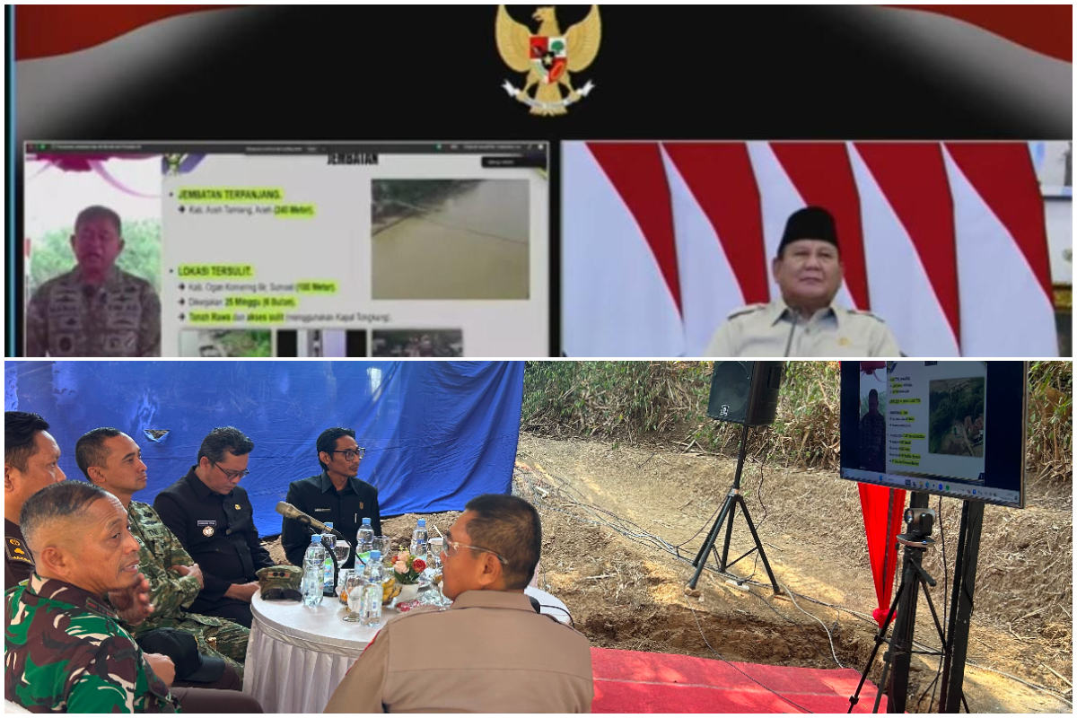 Bupati Grengseng Pamuji Anggota Dprd Bintang Adi Taruna beserta Forkompimda Kabupaten Magelang mengikuti Live sambutan Presiden Prabowo kamis 13 08 2026. Foto Is