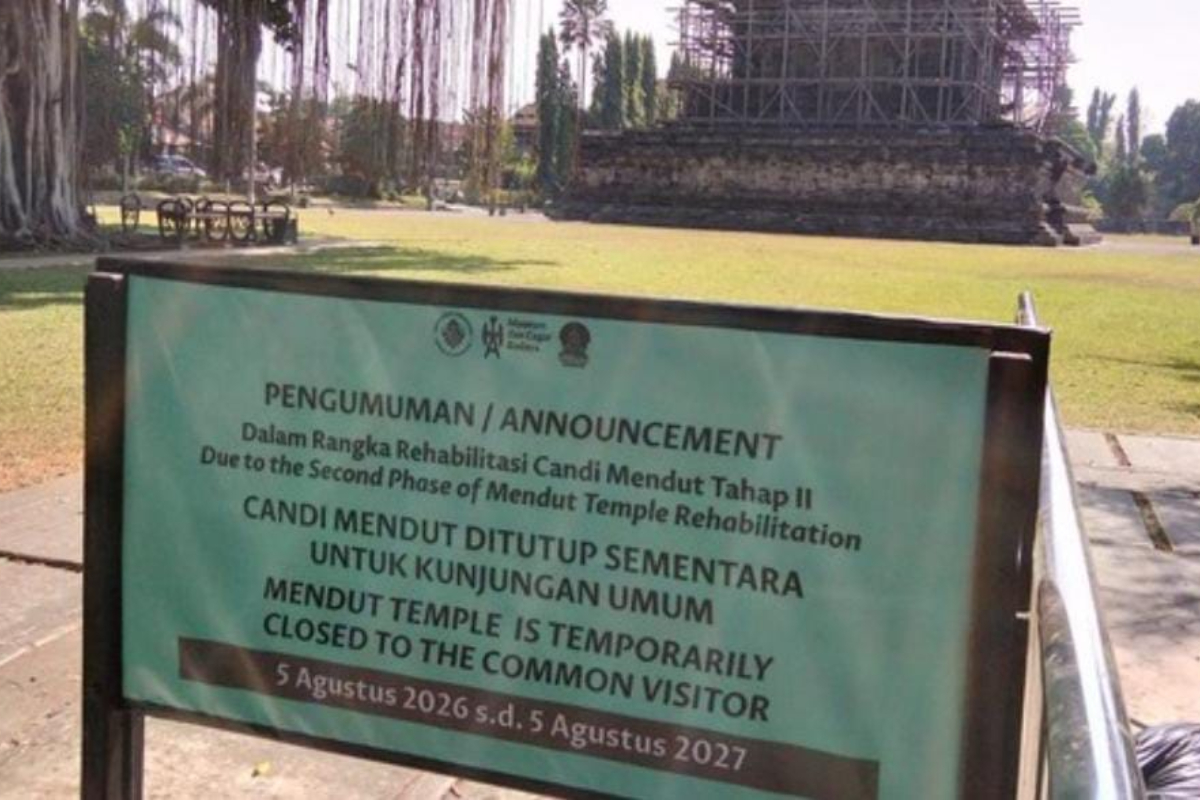Candi Mendut Tutup Hingga Agustus 2027 Revitalisasi Digadang Jadi Magnet Baru Pariwisata Magelang