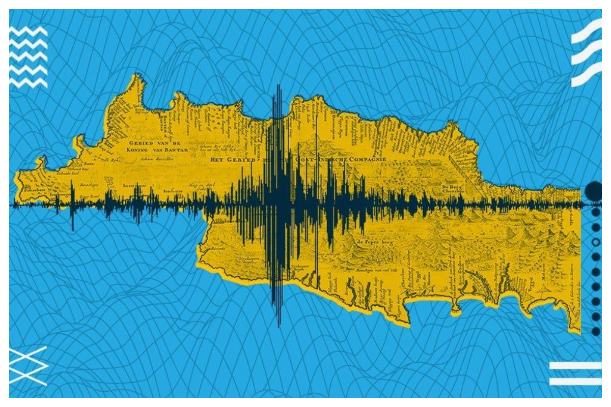 Gempa M 41 mengguncang Kabupaten Blitar Jawa Timur Senin sore 10 08 2026. Foto Ilustrasi