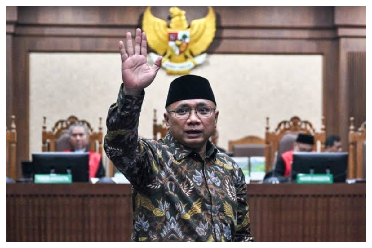 Gus Yaqut mengikuti sidang dugaan korupsi terkait kuota haji tambahan tahun 2023–2024 di Pengadilan Negeri Jakarta Pusat Selasa 11 8 2026. Foto Istimewa