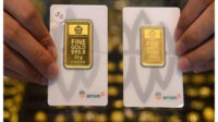 Harga emas Pegadaian Kamis 13 Agustus 2026 turun untuk Antam Galeri 24 dan UBS. Foto Ilustrasi