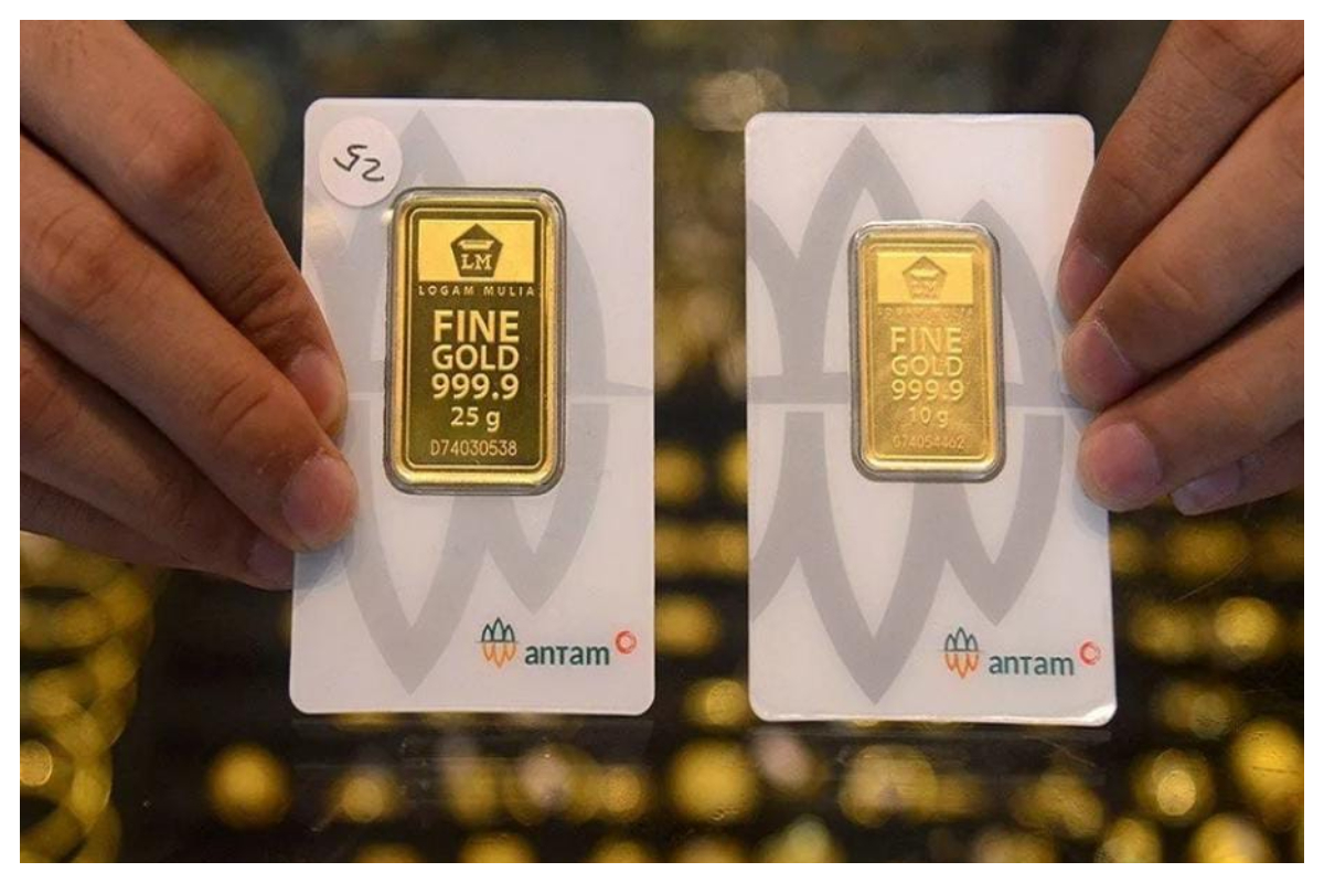 Harga emas Pegadaian Kamis 13 Agustus 2026 turun untuk Antam Galeri 24 dan UBS. Foto Ilustrasi
