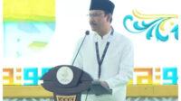 Ketua Organizing Committee OC Muktamar ke 35 Nahdlatul Ulama NU Saifullah Yusuf atau Gus Ipul menyampaikan Sambutan dalam Rangak Pembukaan Muktamar NU ke 35 hari kamis 27 08 2026. foto. ist