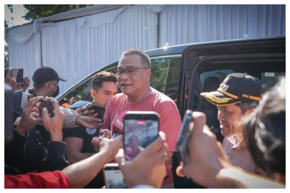Konferensi Pers Menteri LH Jumhur Hidayat mendorong perdagangan karbon dan eco tourism di Wonosobo. Foto Istimewa