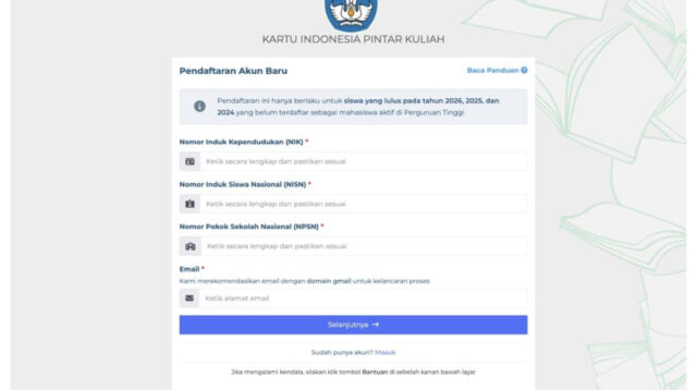 Pengecekan status dapat dilakukan melalui HP dengan membuka web gambar diatas. Foto Ilustrasi