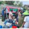 Penyaluran bantuan 99.999 liter air bersih bagi warga Kabupaten Bojonegoro Jawa Timur. Foto Istimewa