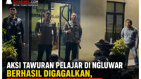 Polisi Mengamankan Sebanyak 12 orang dan tiga corbek disita sebagai barang bukti. ffoto Istimewa 1