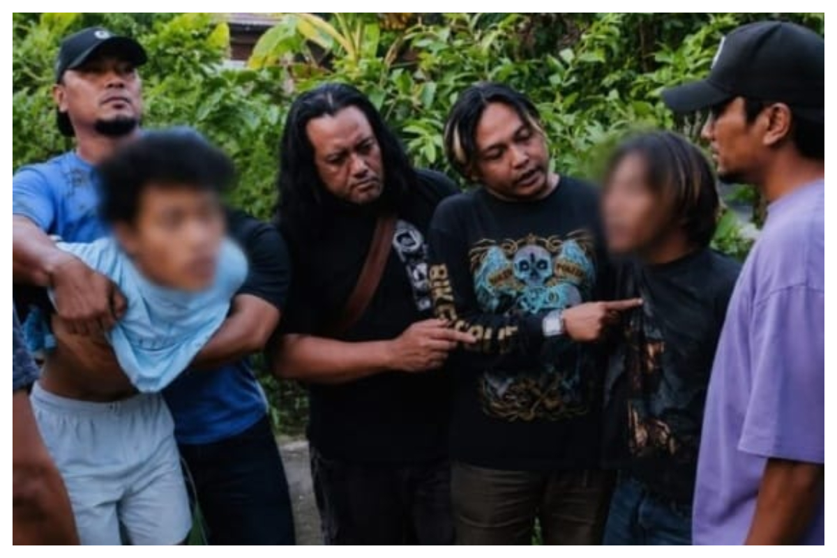 Polisi menangkap dua terduga pelaku dalam kasus tewasnya Candra Waskito 25. foto Istimewa