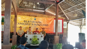 Polresta Magelang silaturahmi bersama awak media online dan pengelola media sosial di wilayah Kabupaten Magelang Rabu 26 8 2026. Foto nia