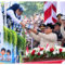 Presiden Prabowo Subianto menerima wadah ompreng berisi menu Makan Bergizi Gratis MBG. Foto istimewa