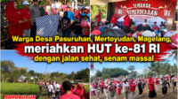 Rangkaian Peringatan Hari Kemrdekaan RI DI Desa Pasuruhan Mertoyudan 09 08 2026. foto docbc