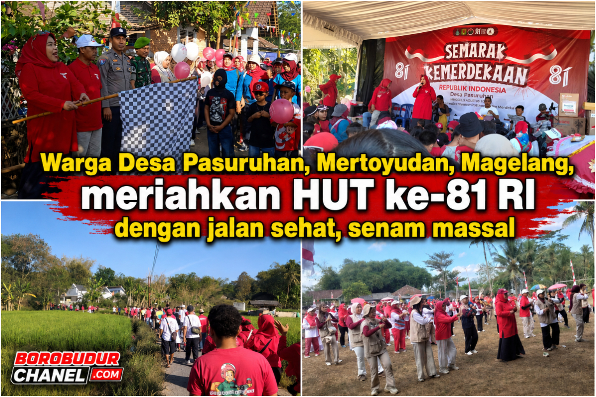 Rangkaian Peringatan Hari Kemrdekaan RI DI Desa Pasuruhan Mertoyudan 09 08 2026. foto docbc