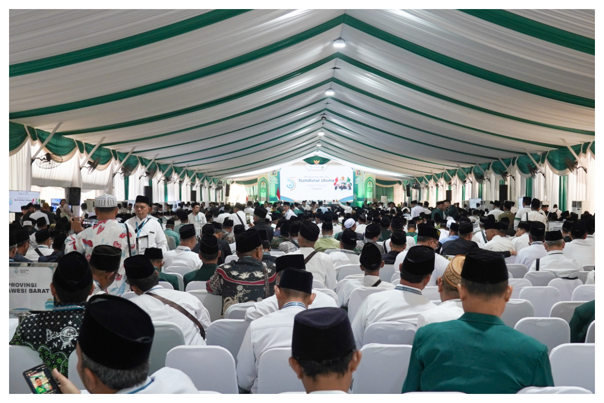 Sidang Komisi Organisasi Muktamar ke 35 Nahdlatul Ulama NU digelar di Pondok Pesantren Bahrul Ulum Tambakberas Jombang. Foto Ist