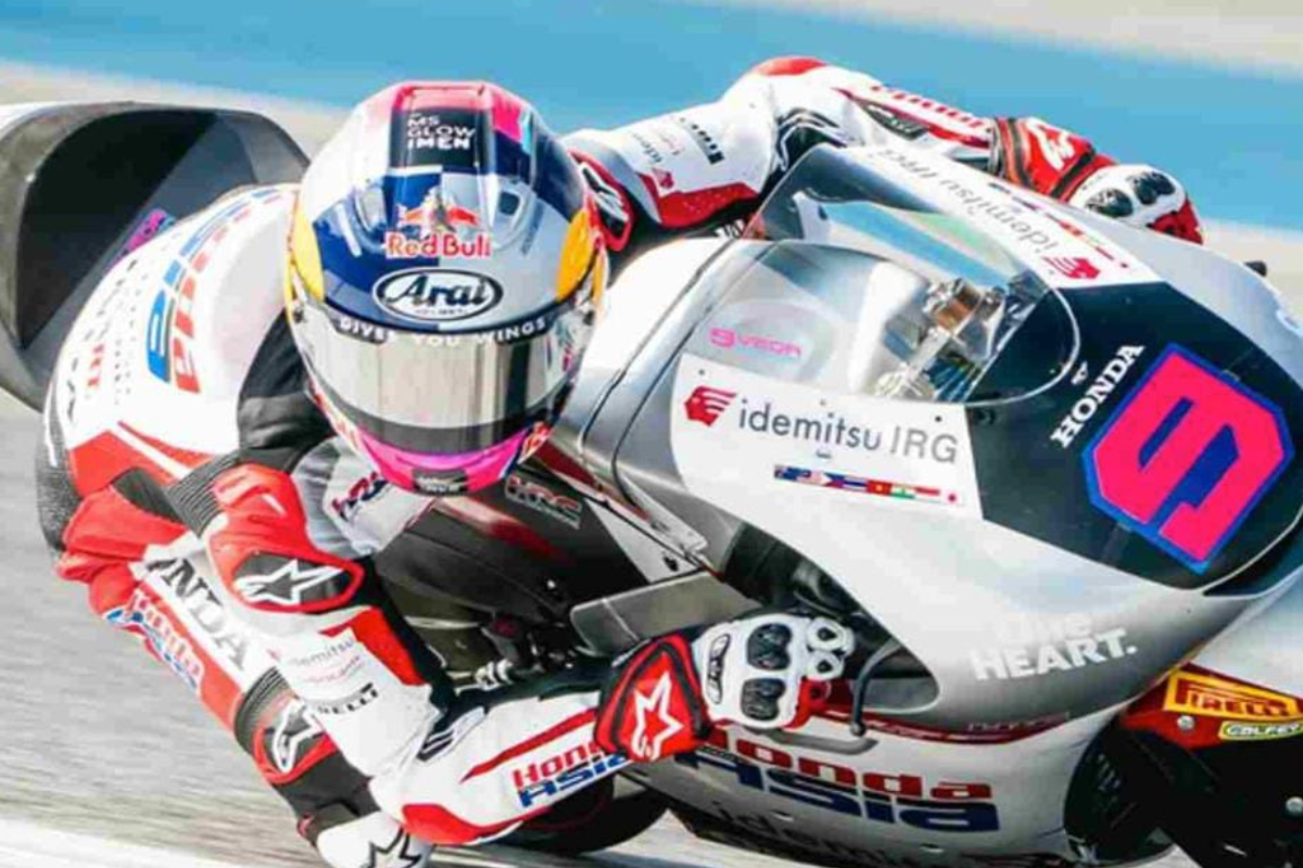 Start Posisi 15 Veda Ega Pratama Finis Kesembilan di Moto3 Inggris 2026
