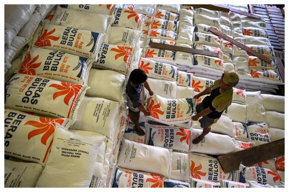 Stok Beras di Bulog . foto Istimewa