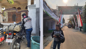 Tidak sabar Hadir di Muktamar NU 35 di JombangM. Johan Wahyudi warga Nahdliyin asal Sawangan Kabupaten Magelang Naik Trail dari Magelang Jombang. Foto Johan