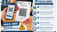Transaksi Keuangan Menggunakan Kode QRIS. foto ilustrasi