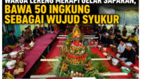 Warga Lereng Merapi Gelar Saparan Bawa 50 Ingkung sebagai Wujud Syukur