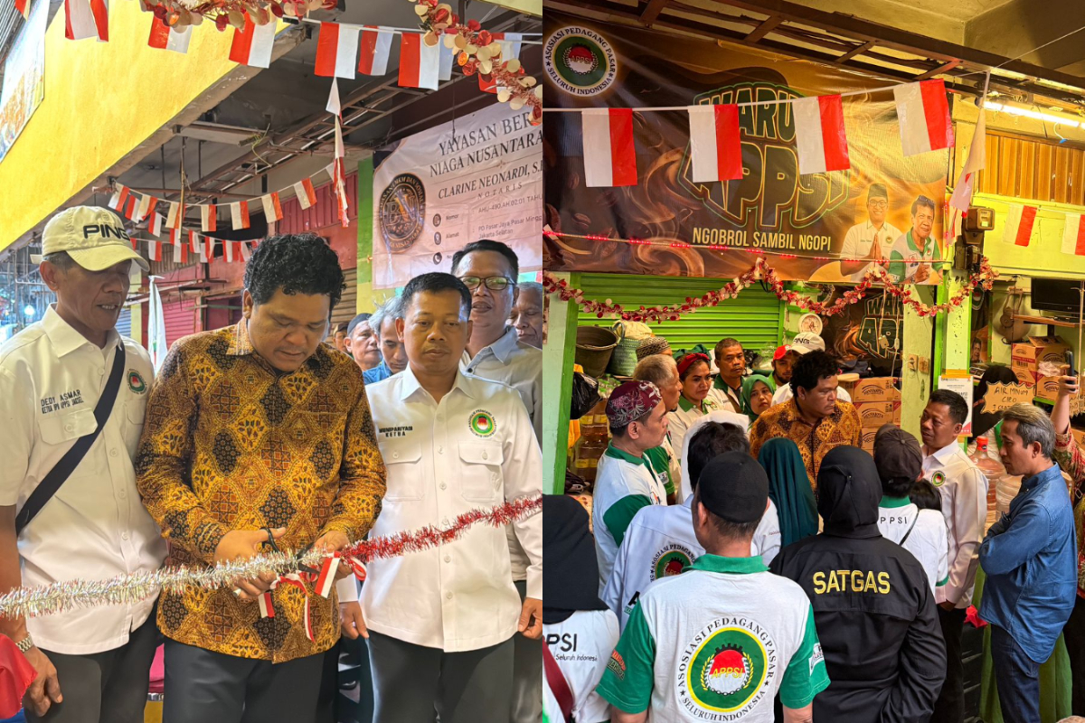 APPSI Buka Warung di Pasar Minggu Akses Bahan Pokok dan Modal Pedagang Mulai Diperkuat