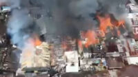 Kebakaran di Tieng Kejajar Wonosobo 16 Bangunan Terdampak dan Satu Warga Luka Bakar