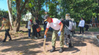 Kodim 0707 Wonosobo bersama pemerintah dan masyarakat mengikuti aksi bersih GELORA Indonesia ASRI dan World Clean Day 2026 di Taman Wisata Kalianget